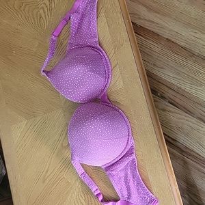 40G pink polkadot bra cacique